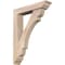Ekena Millwork Olympic Traditional Smooth Bracket w/ Offset Brace, Douglas Fir, 5 1/2"W x 26"D x 34"H BKT0604X26X34OLY01SDF - alternate 1